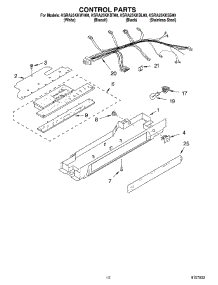 08 - Control parts for Kitchenaid Refrigerator KSRA25KKBL00 from AppliancePartsPros.com