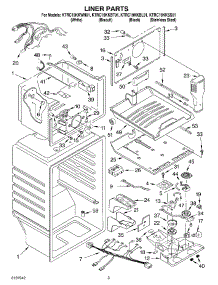 02 - Liner parts for Kitchenaid Refrigerator KTRC19KKBT01 from AppliancePartsPros.com
