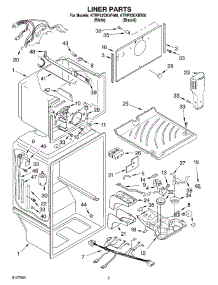 02 - Liner parts for Kitchenaid Refrigerator KTRP22EKWH00 from AppliancePartsPros.com