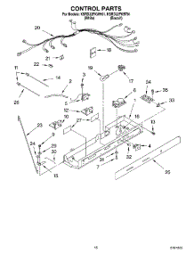 11 - Control parts for Kitchenaid Refrigerator KSRD22FKWH01 from AppliancePartsPros.com