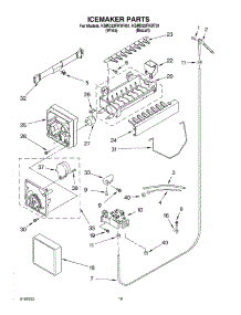 12 - Icemaker, Optional parts for Kitchenaid Refrigerator KSRD22FKWH01 from AppliancePartsPros.com