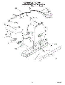 12 - Control, Optional parts for Whirlpool Refrigerator 4KSRS25CHW01 from AppliancePartsPros.com
