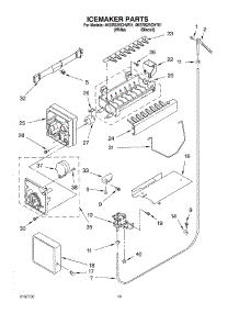 11 - Icemaker parts for Whirlpool Refrigerator 4KSRS25CHT01 from AppliancePartsPros.com