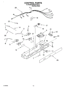 12 - Control, Optional parts for Kitchenaid Refrigerator KSRS22FGSS15 from AppliancePartsPros.com