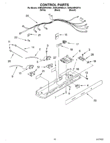 10 - Control parts for Kitchenaid Refrigerator KSRU25FKBL01 from AppliancePartsPros.com