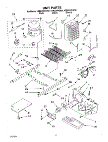 11 - Unit parts for Kitchenaid Refrigerator KSRU25FKBL01 from AppliancePartsPros.com