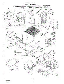 11 - Unit parts for Kitchenaid Refrigerator KSRB25FHSS05 from AppliancePartsPros.com
