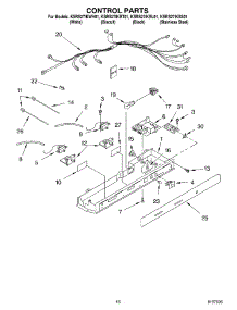 10 - Control parts for Kitchenaid Refrigerator KSRS27IKWH01 from AppliancePartsPros.com