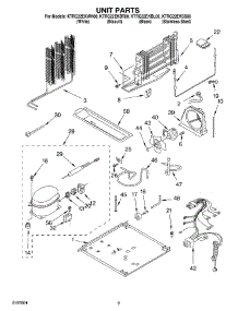 05 - Unit parts for Kitchenaid Refrigerator KTRC22EKWH00 from AppliancePartsPros.com