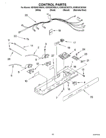 10 - Control parts for Kitchenaid Refrigerator KSRS25CKBT01 from AppliancePartsPros.com