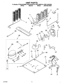 05 - Unit parts for Kitchenaid Refrigerator KTRC19KKWH00 from AppliancePartsPros.com