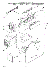 12 - Ice Maker, Optional parts for Kitchenaid Refrigerator KSRS25IKBU00 from AppliancePartsPros.com