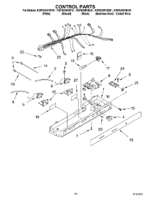 10 - Control parts for Kitchenaid Refrigerator KSRS25IKBT01 from AppliancePartsPros.com