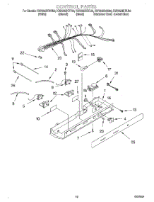 10 - Control parts for Kitchenaid Refrigerator KSRS25IKBL00 from AppliancePartsPros.com