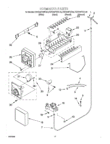 11 - Ice Maker parts for Kitchenaid Refrigerator KSRS22FGBL05 from AppliancePartsPros.com