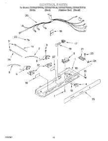 12 - Control, Optional parts for Kitchenaid Refrigerator KSRB22FHBT05 from AppliancePartsPros.com