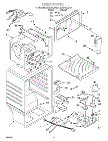 02 - Liner parts for Kitchenaid Refrigerator KTRP19KJWH01 from AppliancePartsPros.com