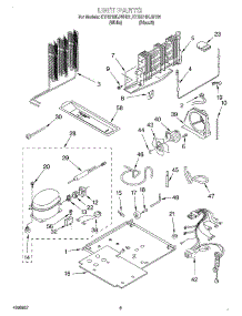 05 - Unit parts for Kitchenaid Refrigerator KTRS19KJBT01 from AppliancePartsPros.com