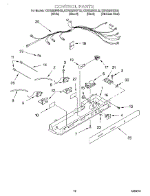10 - Control parts for Kitchenaid Refrigerator KSRS25IHWH02 from AppliancePartsPros.com