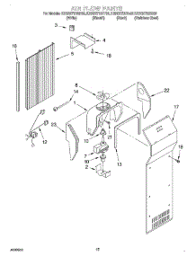 09 - Air Flow parts for Kitchenaid Refrigerator KSRS27IHWH02 from AppliancePartsPros.com