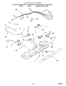 10 - Control parts for Kitchenaid Refrigerator KSRB25FHSS04 from AppliancePartsPros.com