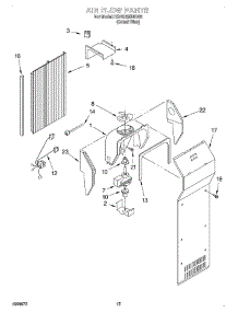 09 - Air Flow parts for Kitchenaid Refrigerator KSRS25IHBU02 from AppliancePartsPros.com