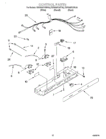 08 - Control parts for Kitchenaid Refrigerator KSRS25KGBT03 from AppliancePartsPros.com