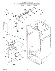 02 - Liner parts for Kitchenaid Refrigerator KTRS25KGWH02 from AppliancePartsPros.com