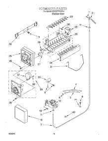 12 - Ice Maker, Optional parts for Kitchenaid Refrigerator KSRS27FGSS14 from AppliancePartsPros.com