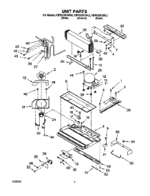 06 - Unit parts for Kitchenaid Refrigerator KBRS22KGBL2 from AppliancePartsPros.com