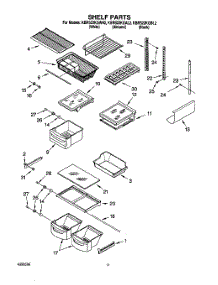 07 - Shelf, Optional parts for Kitchenaid Refrigerator KBRS22KGBL2 from AppliancePartsPros.com