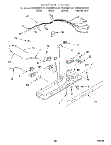 10 - Control parts for Kitchenaid Refrigerator KSRS25CHSS00 from AppliancePartsPros.com