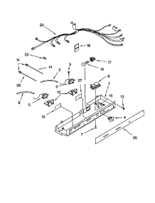 Control parts for Kitchenaid Refrigerator KSRS22QGBT0 from AppliancePartsPros.com