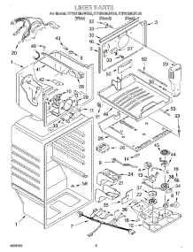 02 - Liner parts for Kitchenaid Refrigerator KTRS19MJWH00 from AppliancePartsPros.com