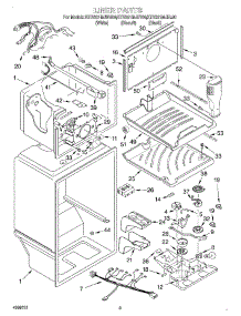 02 - Liner parts for Kitchenaid Refrigerator KTRS21MJWH00 from AppliancePartsPros.com