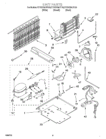05 - Unit parts for Kitchenaid Refrigerator KTRS22MJWH00 from AppliancePartsPros.com