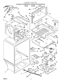 02 - Liner parts for Kitchenaid Refrigerator KTRS22MJBL00 from AppliancePartsPros.com