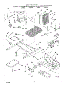 11 - Unit parts for Kitchenaid Refrigerator KSRS25QGBT04 from AppliancePartsPros.com