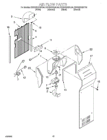 09 - Air Flow parts for Kitchenaid Refrigerator KSRS25QGBL04 from AppliancePartsPros.com