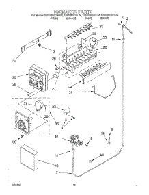 12 - Ice Maker, Optional parts for Kitchenaid Refrigerator KSRS25QGAL04 from AppliancePartsPros.com