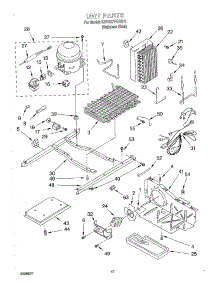 11 - Unit parts for Kitchenaid Refrigerator KSRS27FGSS11 from AppliancePartsPros.com