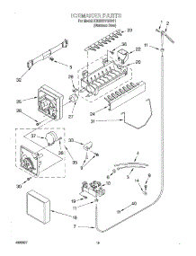 12 - Ice Maker, Optional parts for Kitchenaid Refrigerator KSRS27FGSS11 from AppliancePartsPros.com