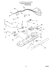 10 - Control parts for Kitchenaid Refrigerator KSRS25FGSS11 from AppliancePartsPros.com