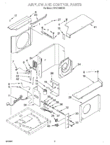 02 - Airflow And Control parts for Whirlpool Air Conditioner BPAC1800BS2 from AppliancePartsPros.com