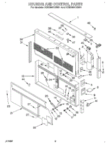 02 - Section parts for Kitchenaid Hood KIRD861XSS1 from AppliancePartsPros.com