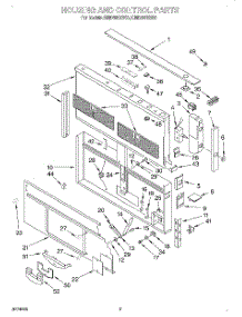 02 - Section parts for Kitchenaid Hood KIRD801XSS3 from AppliancePartsPros.com