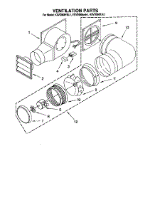 02 - Section parts for Kitchenaid Hood KSVD060YWH1 from AppliancePartsPros.com