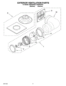 02 - Exterior Ventilation Parts parts for Kitchenaid Hood KIRD862HSS1 from AppliancePartsPros.com