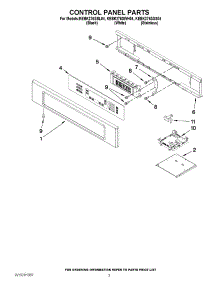 02 - Control Panel Parts parts for Kitchenaid Oven KEBK276SWH04 from AppliancePartsPros.com