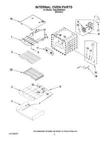 04 - Internal Oven Parts parts for Kitchenaid Oven KEBU208SSS03 from AppliancePartsPros.com